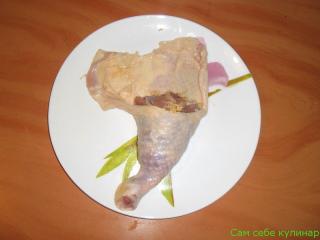 начинить кожу куриную фаршем